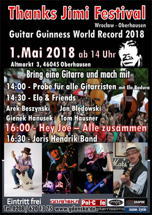 Thanks Jimi Festival 2018